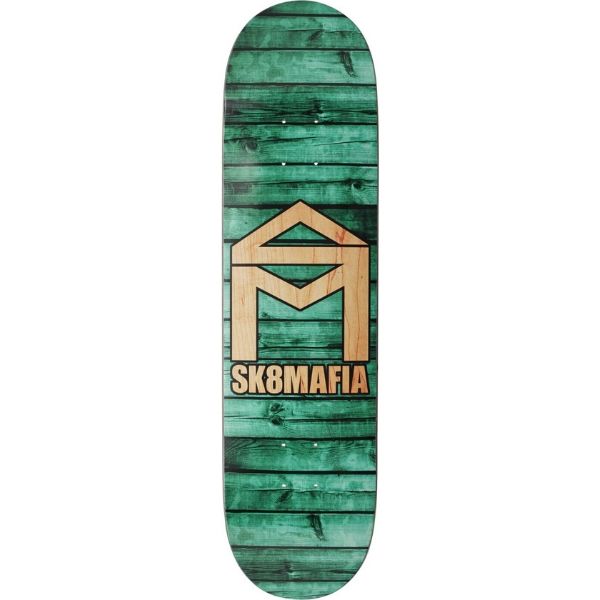 Sk8mafia House Logo Skateboard Deck (8" - Teal)